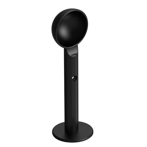 Veemoon Cuchara para Espresso Prensador 2 1 de Plástico Negro Herramienta Multifunción para Medir y Compactar Café Molido Accesorio Manual Adecuado para Preparar Espresso Casa o