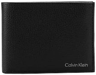 Calvin Klein Men's Genuine Bifold Leather Wallet RFID Protection, Black With Box