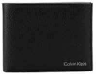 Men's Genuine Bifold Leather Wallet RFID Protection, Black With Box