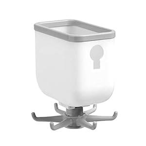 Akemaio Opbergrek Wandgemonteerde gebruiksvoorwerp mand met 360 graden draaibare hanger zonder ponsen voor keuken…