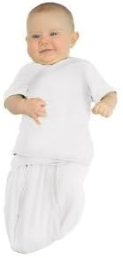 Weaning Swaddle - White (Medium (3-6 Months) 11-17 LBS.)