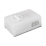 5-Speed Ceiling Fan Speed Controller, Adjustable Fan Speed Regulator Wall Switch Panel, Replacement for Most Ceiling Fans, White