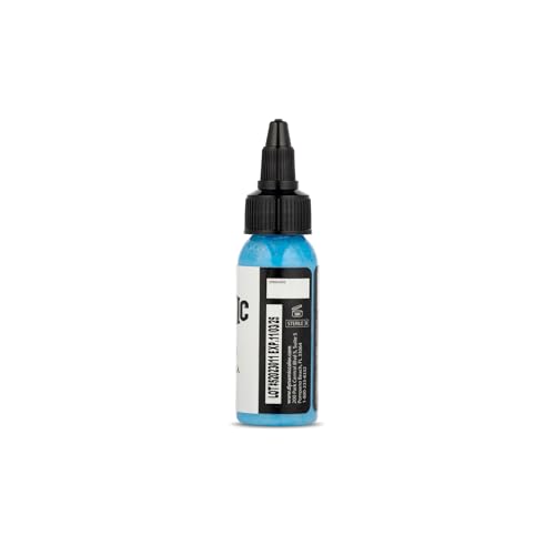 Dynamic Color Co- Sky Blue Tattoo Ink : Vibrant, Sterilized, Vegan & USA-Made Since 1990 – Trusted by Artists Worldwide (1oz Bottle)