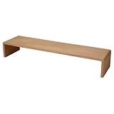 Vzck モニタースタンド 机上ラック 机上台 木製 引き出し 大容量 キーボード収納 引出し ノートパソコン台 卓上ラック モニター台 デスク上置棚 デスクトップ用 卓上収納 組み立て簡単 (S（引き出しなし）,ナチュラル)