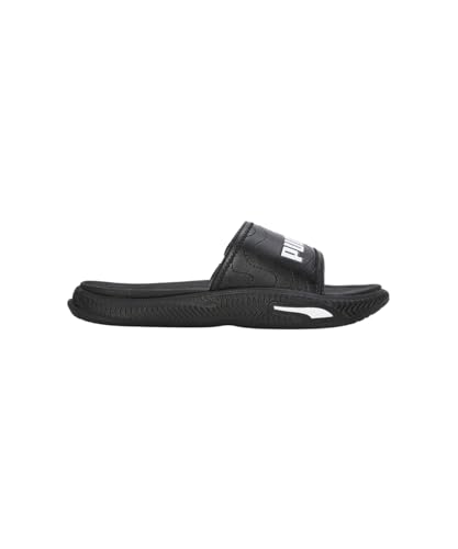 Image of Puma | Softride Pro 24 Men's Slides | Warm White-Olive-Toasted Almond
