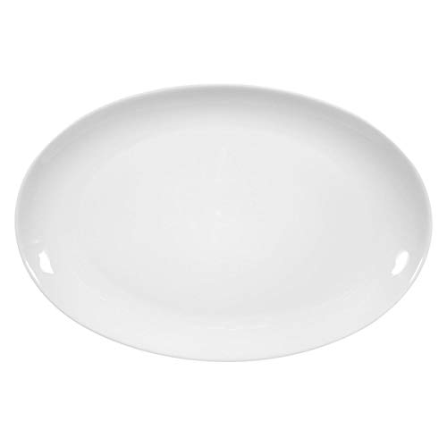 Königlich Tettau Iphigenie Bianco Uni piatto ovale...