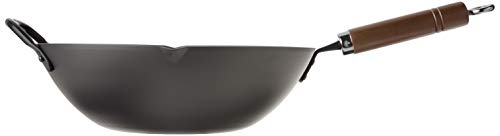 YOSHIKAWA 89916-1 Black Steel Beijing Wok - Image 2