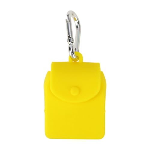 Bolsa pequeña para bolso de mano – Bolsa de almacenamiento para mochila colgante, pequeña bolsa de viaje portátil | pequeña bolsa de silicona con mosquetón para bolso de mano, llaves, moneda, pajitas