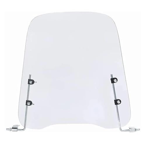 Déflecteur vent moto transparent avec protection pare-brise et vision nette