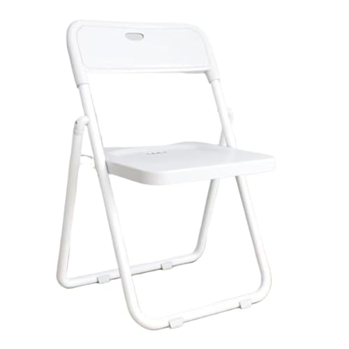 olkljdg 折りたたみ椅子 金属製 完成品 組み立て不要|コンパクト軽量 持ち運び便利|防水 背もたれあり|会議用・アウトドア・室内/屋外多用途|耐荷重 130s サイズ 40×44×76cm おしゃれパイプ椅子 (G)