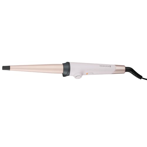 Remington Curling Wand [Advanced Ceramic + Almond Oil] Almond Allure Series (1325mm Tapered Barrel 30 Heat Settings Fast Heat-Up Worldwide Voltage) CI4807