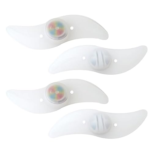 USonline911 4 Pcs 2025 Upgraded Plastic Bike Wheel Spoke Light Waterproof Balance Bicycles LED Tyre Tire Flash Lights Colorful Warning Lamp Bike Accessories(Color)