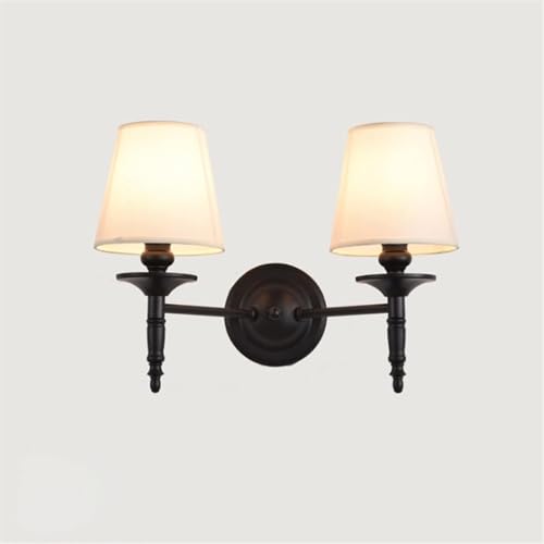 Lámpara de Pared Europea, Moderna, Americana, Sencilla, de un Solo Cabezal, for Interior, cafetería, Bar, decoración, Foco, Espejo de Noche, Faro, luz de Garaje,Lámpara de Techo
