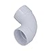 Waterway Plastics 411-9130 2 S x 2 in. S Sweep Slip PVC Fitting 90 deg Elbow