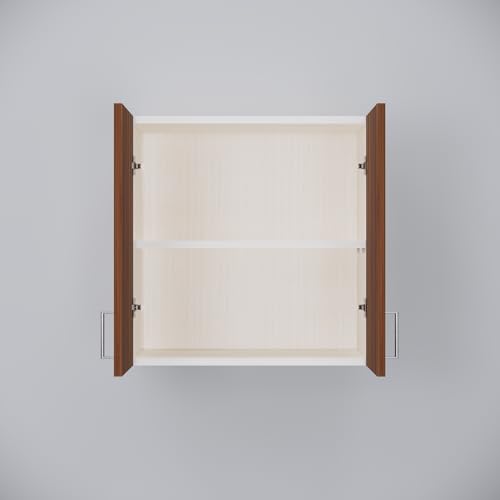 Image of SPECIALITY PANELS 2 Door Modular Wall Mounted Kitchen Cabinet with Organizer Shelf Space Saving Storage Unit Engineered Wood Cupboard for Kitchen Living Room Utility Organizer Furniture | DIY Assembly