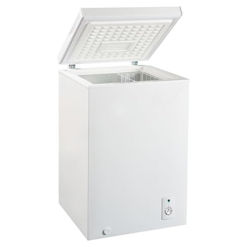 Congélateur Coffre - 100 Litres – Compact et Économe en Énergie – Température -18°C – Idéal pour Petits Espaces et Cuisines Professionnelles