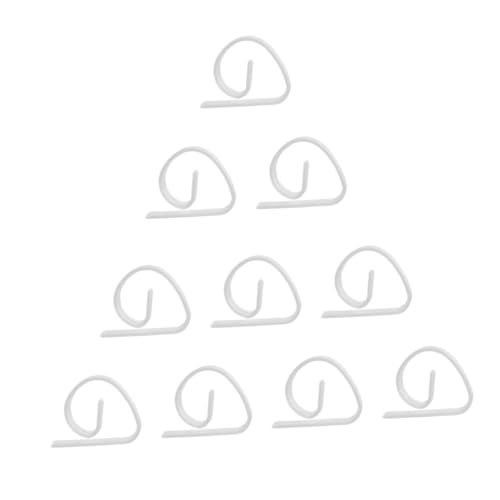 Holibanna 10 Piezas Pinzas para Mantel De Plástico Transparente De Abs Pinzas Sujetamanteles Hogar Restaurante y Hotel para Caminos De Mesa