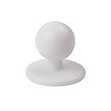 Fáciles de poner y quitar 12 botones de presión de color blanco para coser sobre chaquetas de chef de cocina