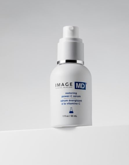 IMAGE Skincare, IMAGE MD Restoring Power-C Serum, 20% Vitamin C, Ferulic Acid Facial Serum to Reduce Pigmentation, Firm, Brighten Skin - Image 4