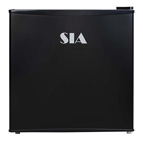 Black Mini Fridge With Ice Box, 43L Tabletop Drink Cooler/Chiller SIA TT11BL Gazasgoods