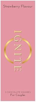 MBDH Wellness Ignite Chocolate Bars(1 Box) Luxurious Strawberry Flavour Chocolate For Uplifting Mood & Vitality Ideal For Men & Women,Vegetarian And Gluten-Free Delight,110 Grams