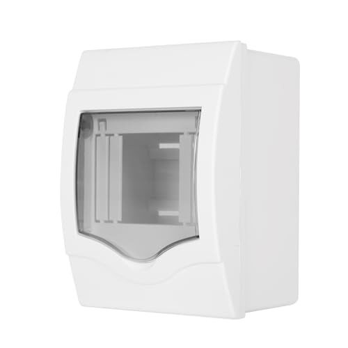 DEWIN Waterproof Junction Box, Din Rail Enclosure Box Waterproof Surface/Flush Mounted Distribution Box Electrical Enclosure (Size : 2 to 4Ways)