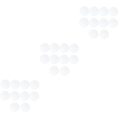 MUSISALY 3sets Science Lab Petri Dishes Lids Clear Plastic Agar Plates 3 Compartment Culture Plates for 10pcs*3