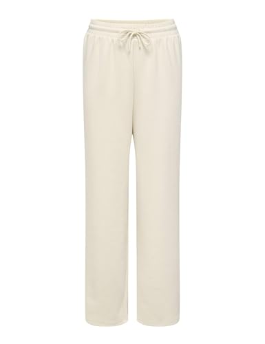 ONLY Onlscarlett Wide Pant Swt Noos, Betulla, L