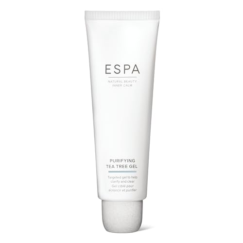 ESPA | Purifying Tea Tree Gel | 50ml | Targeted Treatment Gel To Clear, Purify, Soothe & Hydrate Skin | Tea Tree, Thyme, Primrose, Lemon Peel Oil & Castor Seed