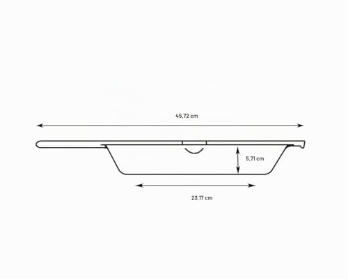 Lodge Bratpfanne Ø 30cm, Höhe 5cm, aus Gusseisen, rund mit Griff, schwarz (1 Stück) – Ansicht 3