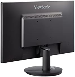 ViewSonic VA2418-SH 24-inch IPS Full HD Ergonomic Monitor with VGA, HDMI, Eye Care for Work and Study at Home, Black