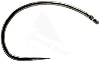Eupheng 100pcs Plus Best Barbless Competition Fly Fishing Hook Collection, Dry Nymph Strimp&Pupa