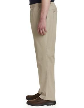 Harbor Bay by DXL Men's Big and Tall Elastic-Waist Pants