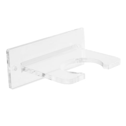 JOINPAYA Acrylic Baseball Bat Display Rack Transparent Wall Mounted Holder for Softball Bats Durable Bat Stand with Strong Stability Space Saving Design for Home Decoration