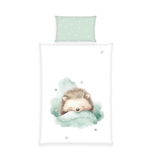 Herding babybest Bettwäsche Kleiner Igel, Kopfkissenbezug ca. 40 x 60...