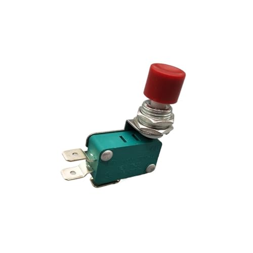 Interruptor pulsador momentáneo de 16A y alta capacidad DS-438-R verde 12mm