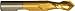 CLEVELAND Drill Mill,5/8",HSS,TiN C40512