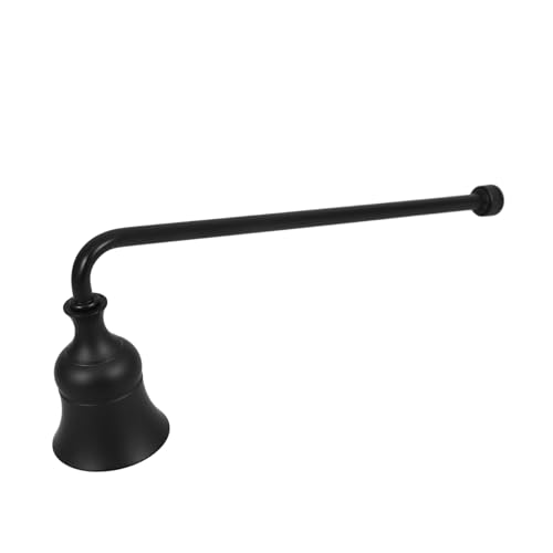 Healifty Estintore per Candele in Metallo Nero con Manico Lungo Spegnicandela Sicuro per Candele Aromaterapia e Decorativi Accessorio Casa Essenziale per Spegnere La Fiamma Senza Danni al f