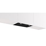 Bosch DLN56AC60 - Felpa con cappuccio integrato, 52 cm, 570 mc/h, LED Lighting, filtro grigio, integrazione senza cuciture, classe B, colore: Nero