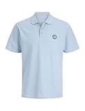 Jack & Jones Polo pour adulte, coupe normale, col polo, manches courtes