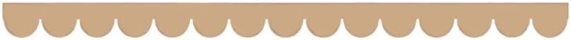 UFunhome 24Pack of 24 Inch Unfinished Wooden Scalloped Moulding Trim