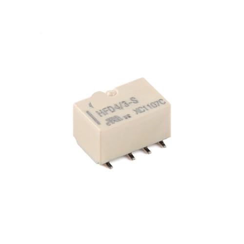 Relé HFD4-3-S de baja resistencia con 8 pines para transmisión de señal sin pérdidas
