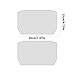 Motorcycle Screen Protector R58D Definition TPU Instrument Panel Protective Film Dashboard Screen Protector Cluster 2pcs for Car & Motorcycle Owners