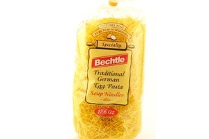 bechtle traditional german egg pasta (soup noodle thin) - 17.6oz [3 units] (658842652217)