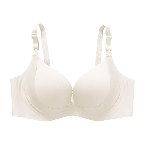 Soutien-gorge allaitement mince push up blanc pour maternité taille 12