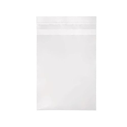 ClearBags 4 5/8 x 5 3/4 Clear Cello Bags 100 Pack | Resealable Adhesive on Flap, Not Bag | Great for A2 Cards, 5.5 Bar Envelopes, Art, Cookies, Stationary, Crafts, Favors | B54A - Thumbnail 3