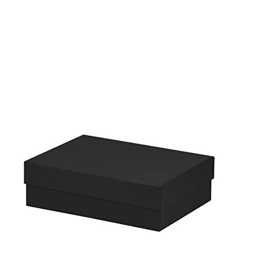 Rössler Boxline 13401453703 Cardboard Box Rectangular 196 x 264 x 80 mm Black, Rössler Papier