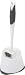 Clorox Corner Toilet Brush & Holder with Under Rim Brush and Base