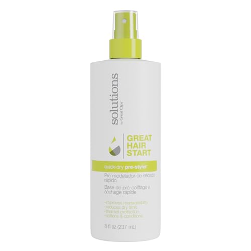 GREAT CLIPS Solutions Quick Dry Pre-Styler, 8oz miniatura 1