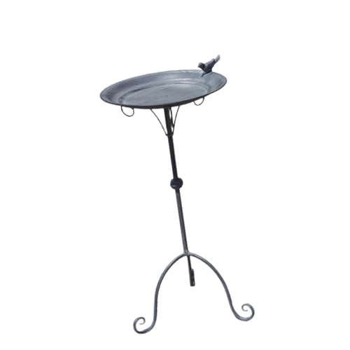 Baoblaze Bird Bath for Outside Birdbath Bowl Multifunction Sculpture Decor Decorative Rack Birdfeeder Tray for Park Garden Deck